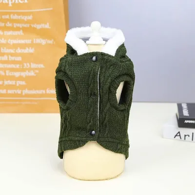 Izefia  Manteau de fourrure avec chapeau