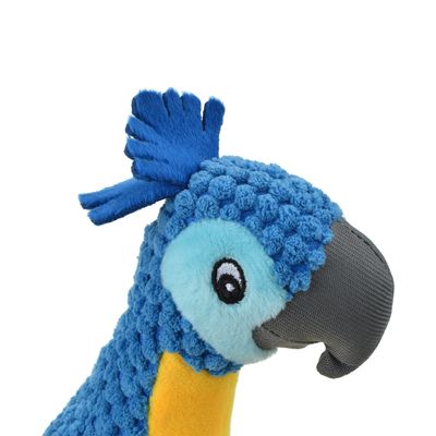 Jouet peluche Carlos le perroquet corde pour chien