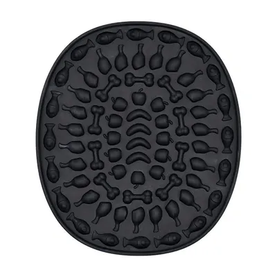 Tapis à Lécher Noir pour Chiens - Pratique et Apaisant Tapis à Lécher Noir pour Chiens - Pratique et Apaisant