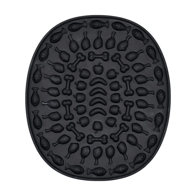 Tapis à Lécher Noir pour Chiens - Pratique et Apaisant