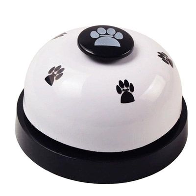Cloche Interactive pour Animaux - Blanc / Noir