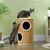PawHut - arbre à chat tour H.60 cm - beige
