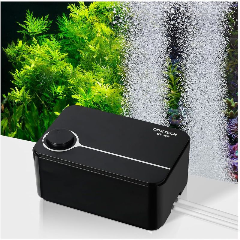 IntiMeg Pompe à air ultra silencieuse pour aquarium