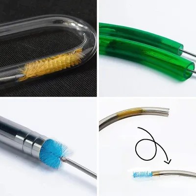 IntiMeg Kit de brosses pour nettoyer les tubes d'aquarium