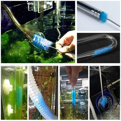 IntiMeg Kit de brosses pour nettoyer les tubes d'aquarium