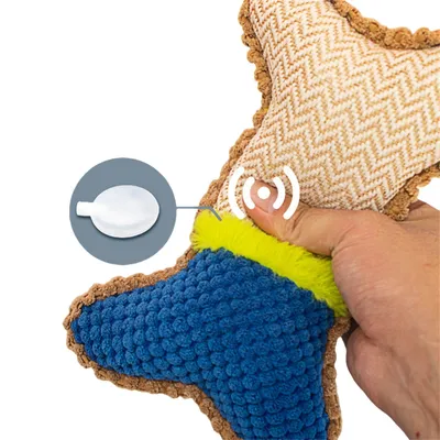 IntiMeg Jouet pour animaux de compagnie - Os en peluche sonore