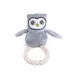 IntiMeg Jouet pour chien - Hibou en peluche avec corde