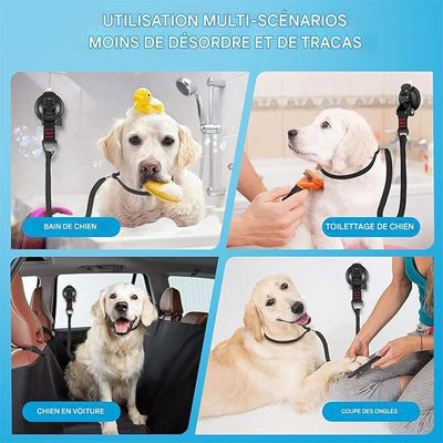 IntiMeg Attache de bain pour chien en nylon doux