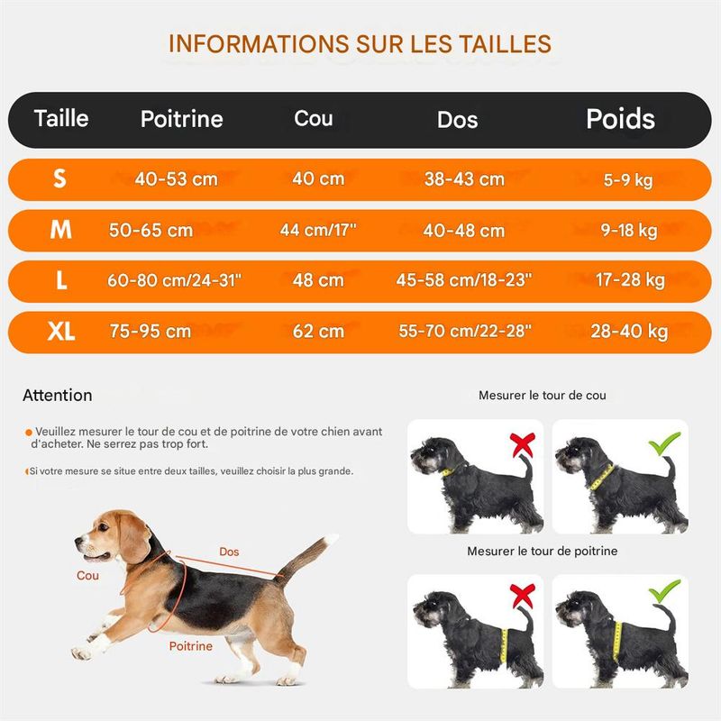 IntiMeg Gilet de sauvetage pour chien