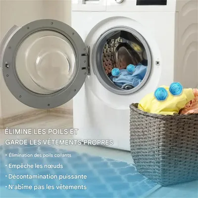 IntiMeg Kit de 12 polissoirs pour la lessive pour animaux de compagnie