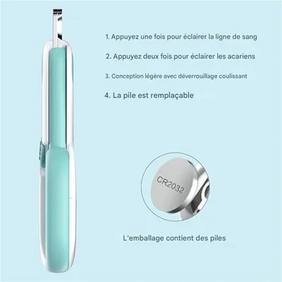 IntiMeg Ciseaux à ongles pour animaux - Avec LED