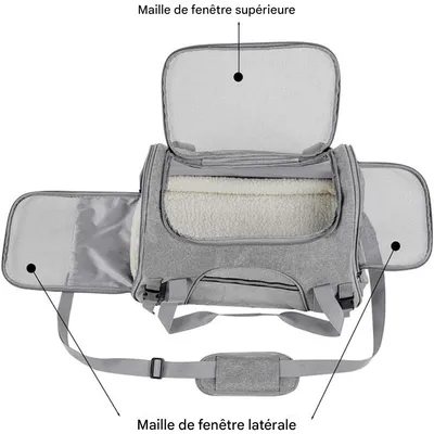 IntiMeg Sac de transport pour chat