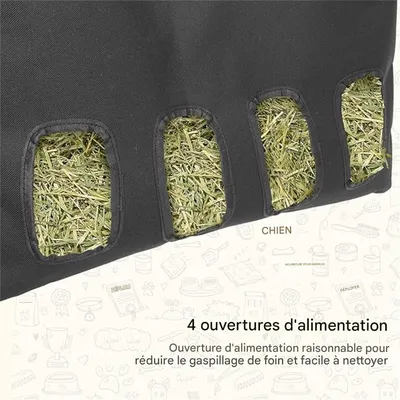 IntiMeg Bolsa de heno colgante para animales pequeños