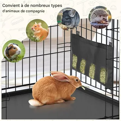 IntiMeg Sac à foin suspendu pour petits animaux