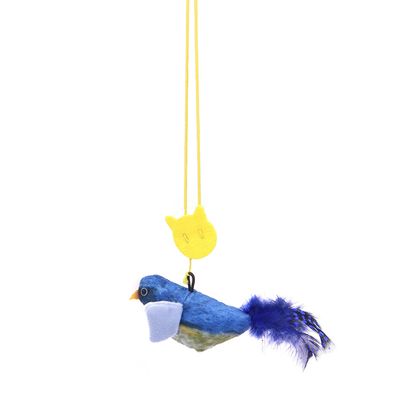 IntiMeg Jouet pour chat et oiseau à simulation sonore tricolore