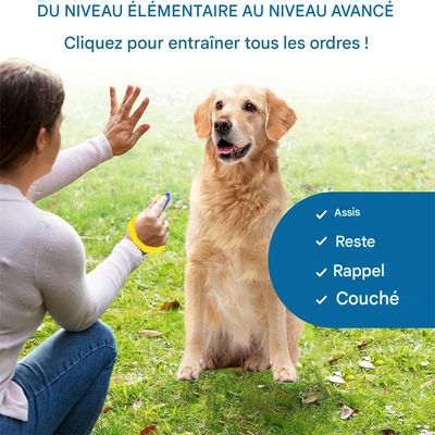 IntiMeg Juego de 7 clickers para perros