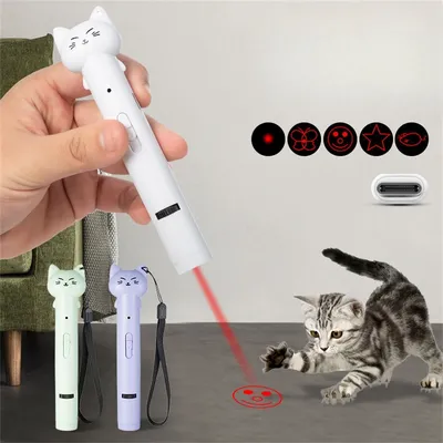 IntiMeg Pointeur laser pour chat - cinq modèles