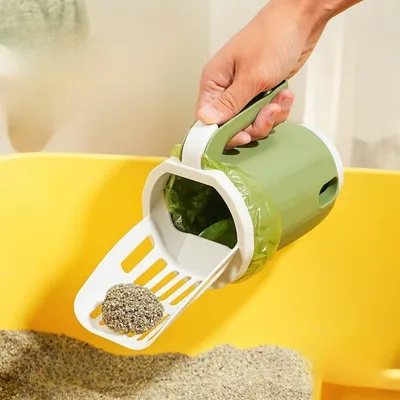 ZenPets Pelle à litière pour chat tout-en-un