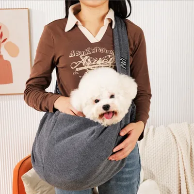 ZenPets Sac à dos pliable pour chien double face