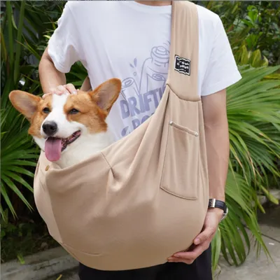 ZenPets Sac à dos pliable pour chien double face