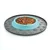 ZenPets Tapis de nourriture rond en silicone pour chats et chiens