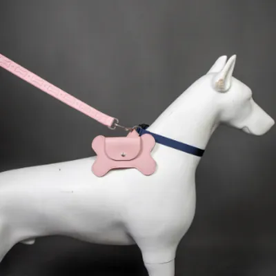 ZenPets Sac à porte - sacs à excréments en PU pour chien