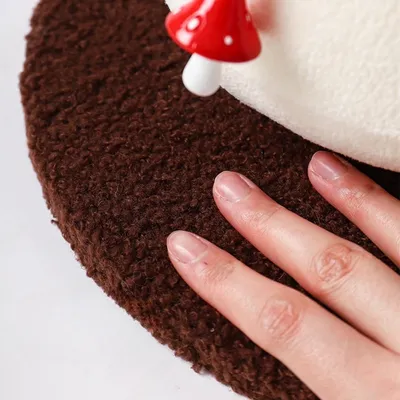 ZenPets Griffeuse pour chat en forme de champignon rouge