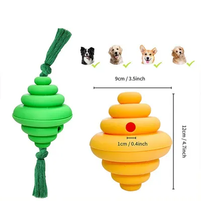 ZenPets Balle à friandises pour chien en forme de ruche