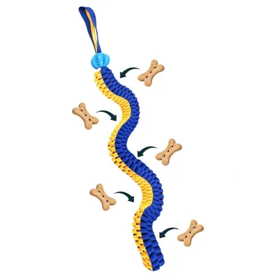 ZenPets Jouet éducatif pour chien en forme de plateau tournant vert