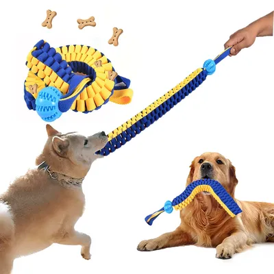 ZenPets Jouet éducatif pour chien en forme de plateau tournant vert