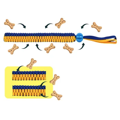 ZenPets Jouet éducatif pour chien en forme de plateau tournant vert