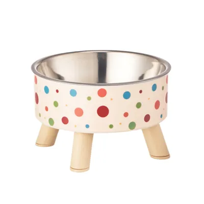 ZenPets Bol anti-renversement en acier inoxydable pour chat et chien