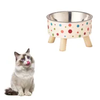 ZenPets Bol anti-renversement en acier inoxydable pour chat et chien