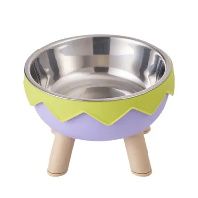 ZenPets Gamelle en acier inoxydable à pieds hauts pour chien et chat ZenPets Gamelle en acier inoxydable à pieds hauts pour chien et chat