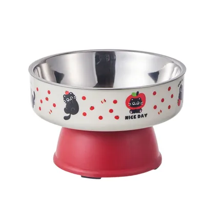 ZenPets Bol en acier inoxydable pour chat et chien