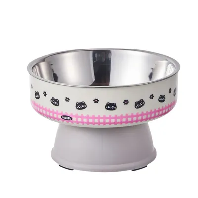 ZenPets Bol en acier inoxydable pour chat et chien