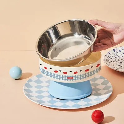 ZenPets Bol en acier inoxydable pour chat et chien