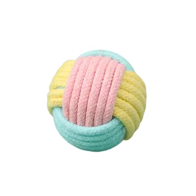 ZenPets Jouet pour chat Macaron Cotton Tether Ball
