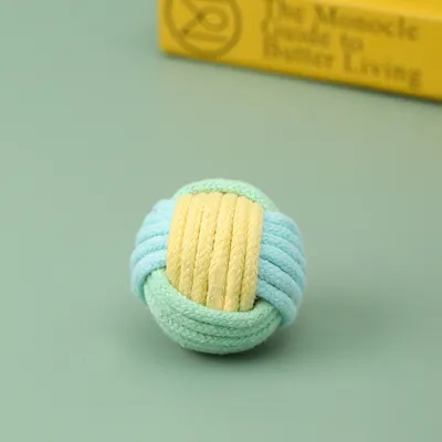 ZenPets Jouet pour chat Macaron Cotton Tether Ball