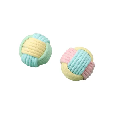 ZenPets Jouet pour chat Macaron Cotton Tether Ball