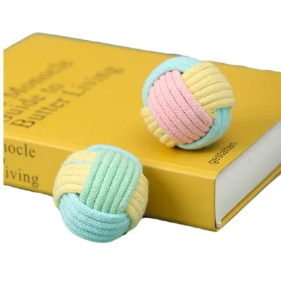 ZenPets Jouet pour chat Macaron Cotton Tether Ball
