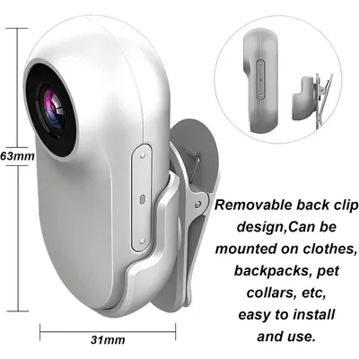 ZenPets Collier de caméra de sport pour chat et chien