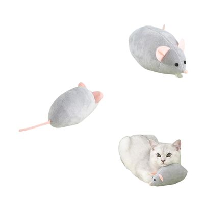 ZenPets Jouet de souris en peluche pour chat