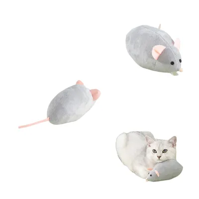ZenPets Jouet de souris en peluche pour chat