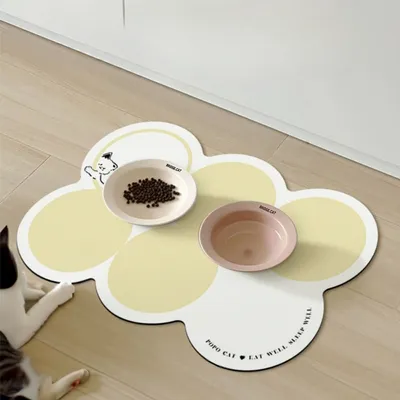 ZenPets Tapis de repas en diatomite pour chat et chien ZenPets Tapis de repas en diatomite pour chat et chien