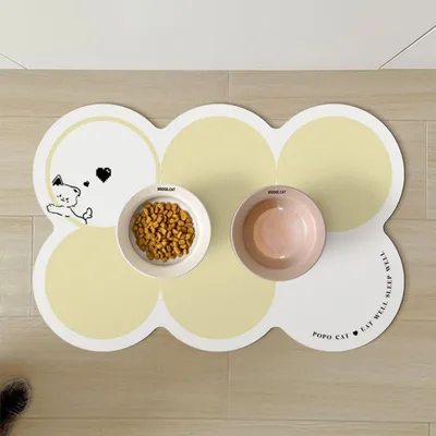 ZenPets Tapis de repas en diatomite pour chat et chien ZenPets Tapis de repas en diatomite pour chat et chien