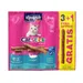 Petopia Friandises pour chats, 3+1 bâtonnets de morue