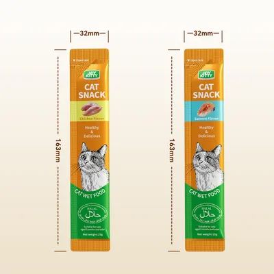 Petopia Friandises pour chats, 10 sachets au goût de poulet