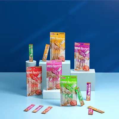 Petopia 12 Sachets de nourriture pour chat, saveur crevette