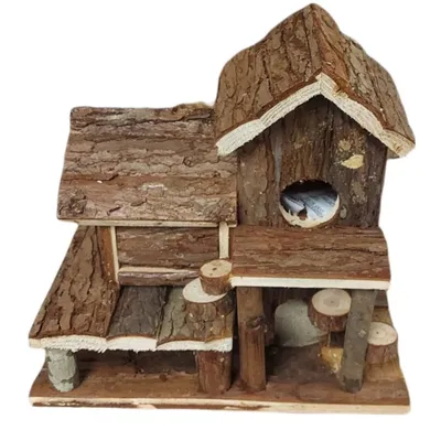 animallparadise - Maison Birte en bois naturel pour petit rongeurs animallparadise - Maison Birte en bois naturel pour petit rongeurs